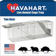 Havahart Large 2 Door Humane Catch and Release Live Animal Trap Model 1045SR picture