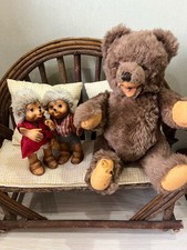 200926-toy-45 Steiff Open Mouth Teddy Bear 21cm 5-Joint Vintage picture