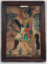 Antique Prince Frederick Duke of York British Folk Art Painting 19th C. English picture