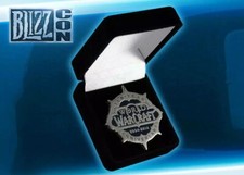 Blizzcon 2014 RARE Warcraft 10 Year Anniversary Logo Pin - Blizzard Collectible picture