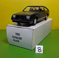 1982 CHEVROLET CAVALIER   1/25 scale-PROMO BLACK NEW WITH BOX picture