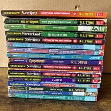 Goosebumps Books 17 R.L. Stine Lot Fear Street Books 1990s Vintage SC #3 picture
