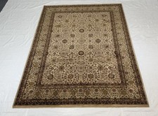 Premium Large Turkish Area Rug 9x12 FT Hand Knotted Floral & Botanical Design picture