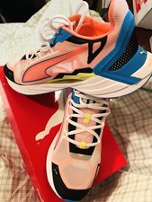 PUMA UltraRide Neon Multicolor Sneakers Men's picture