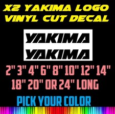 x2 High Quality Yakima Logo Vinyl Sticker Decal  3