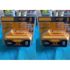 2PCS New DEWAL-T DCB208 20V Max XR 8.0Ah Lithium Ion Batteries Li-ion Battery picture