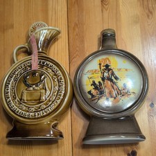 Lot 2 Vintage Jim Beam Decanters 1968 Elks Centennial 1969 San Diego EMPTY picture