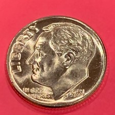 1951-D Roosevelt Silver Dime BU Uncirculated  picture