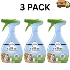 Febreze Fabric Spray Air Freshener Pet Odor Fighter 23.6oz 3 Pack picture