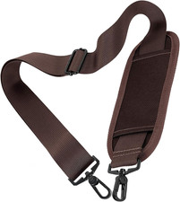 Replacement Bag Strap, Universal Adjustable Shoulder Strap Belt with A-Brown picture