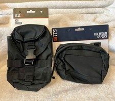 5.11 Tactical Pouch Bundle - H2O Bottle Carrier 58722 & Flex Medium GP 56427 NWT picture