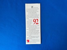 RARE 1992 Saturn Foldout Sales Advertising Brochure Featuring the SC and SL2 picture