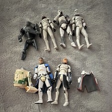 Hasbro Star Wars Clone Trooper Action Figure Lot 2005-2008  picture