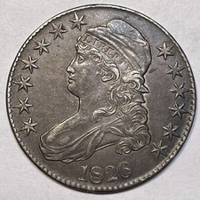 1826 Capped Bust Half Dollar Choice Almost Uncirculated AU+ Coin #20773 picture