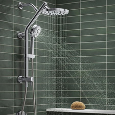 Kohler HydroRail 3-in-1 Multifunction Showerhead and Column Kit-Polished Chrome picture