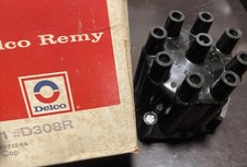 NOS Delco Remy D308R 1971244 Distributor Cap PATENT # picture