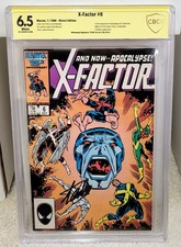 X-Factor #6 (1986) CBCS 6.5 not CGC SS - signed Stan Lee AUTO 1st Apocalypse picture