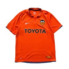 Vintage Crazy Nike Valencia C.F. 07/08 Classic Soccer Jersey Men's Size Medium picture