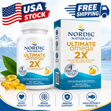 Nordic Naturals Ultimate Omega 2X 180 Soft Gels High Strength Omega 3 Fish Oil picture