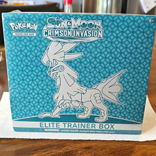 Pokémon TCG Sun & Moon Crimson Invasion Elite Trainer Box Silvally Sealed 2017 picture