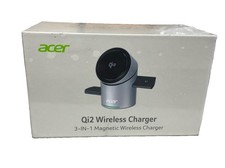 Acer Qi2 3-in-1 Magnetic Wireless Charger USB-C SL-S2 Silver picture