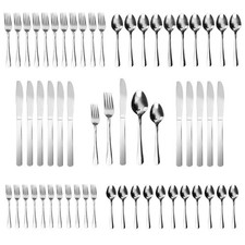 KOOMADE 60 PCS Silverware Set - Windsor Stainless Steel Silverware Set for 12... picture