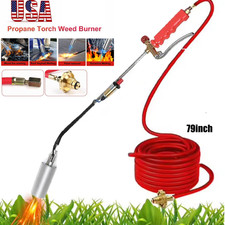 Portable Propane Torch Weed Burner Ice Snow Melter Outdoor Flame Thrower w/ Hose picture