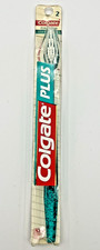 Vintage Colgate Plus Toothbrush Diamond Shaped Full Head Soft Bristles No 2 NEW picture