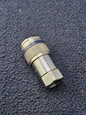 (QTY 2) DIXON 4HTF4 5000-PSI Flush Hydraulic Quick Connect NPTF Coupler picture