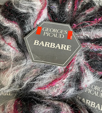 Lot  6 GEORGES PICAUD BARBARE Mohair Silk Vintage Unique Gradient Dyed Hand Yarn picture