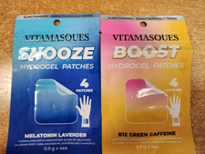 3 Pack: Vitamasques Snooze (8) & Boost (4) Hydrogel Patches  -  E11B picture