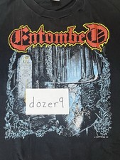 Entombed Left Hand Path Vintage 1991 U.S. Tour Shirt XL picture