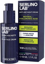 Serlino Lab Face Cream – Moisturizer with Retinol and Hyaluronic Acid, Refreshin picture