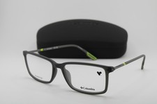 NEW COLUMBIA C8033 023 MATTE BLACK GREEN GUNMETAL AUTHENTIC EYEGLASSES 59-18 picture