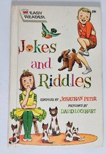 Jokes and Riddles Wonder Books 1963 Vintage Easy Reader Hardcover Humor picture