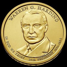 2014-P Warren G. Harding Presidential Dollar 