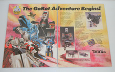 1984 The GOBOTS Adventure Begins Vintage Magazine Ad Print Poster Toy Promo Lot picture