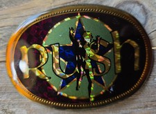 RUSH STARMAN PRISM VINTAGE 1977 PACIFICA COLLECTIBLE BELT BUCKLE picture
