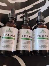 Leefy Organics 3 PACK PRANA 2FL Oz 59ml X3 Tumeric And Ginger Sealed New  picture
