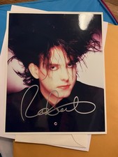 VINTAGE- Robert Smith- The Cure- 1984 Suit- The Top Era Signed Autographed Print picture