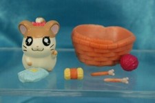 Shogakukan Ciao Epoch Tottoko Hamtaro Pencil Toppers Mini Figure Set Barrette picture