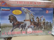 LINDBERG 70349 Civil War Confederate Horse Drawn Field Artillery NEW in damaged picture