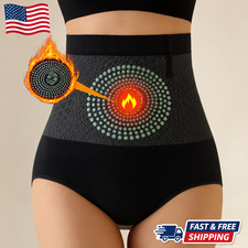 Seamless Women's High Waist Abdomen Control Panties Magnetic Therapy Warm picture