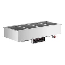 ServIt Four Pan Full Size Insulated Drop-In Hot Food Well - 208/240V, 423SDW4H picture