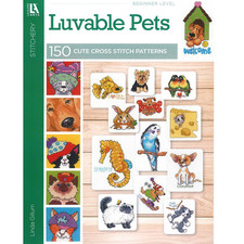 Leisure Arts Cross Stitch Luvable Pets Bk picture