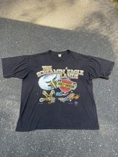 Vtg Harley Davidson T-shirt large 3d Emblem screaming Eagle 1989 stitch made USA picture