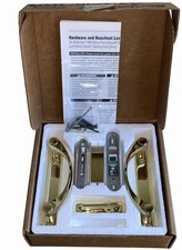 Andersen Newbury Bright Brass 2 Panel Gliding Trim Set 2565684 NEW - OPEN BOX picture