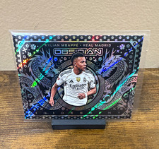 2025-26 Panini Obsidian Soccer Kylian Mbappe #1 Iridescent SSP Case Hit Real Mad picture