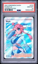 Skyla PSA 10 2021 Pokemon Sword & Shield Shining Fates #072 picture