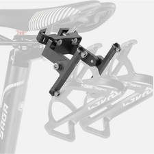 CyclingDeal Bicycle Saddle Double Water Bottle Cage Mount Holder Only picture